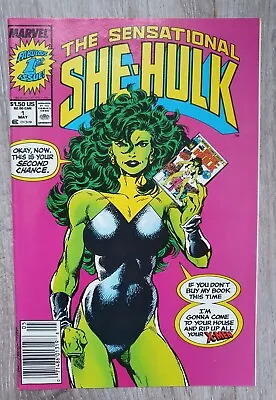 Buy The Sensational She-Hulk #1 (1989) John Byrne, Marvel Comic Book • 30£