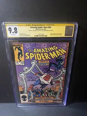 Buy Amazing Spider-Man #263 CGC 9.8 Dual Signed Tom Defalco & Joe Rubinstein  • 357.49£