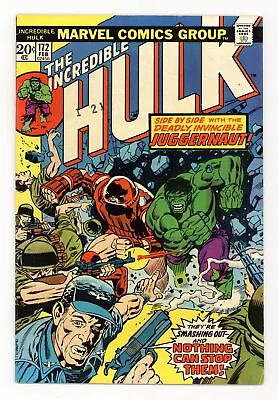 Buy Incredible Hulk #172 VG 4.0 1974 • 16.79£