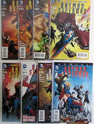 Buy 2013 Batman/Superman Lot Of 8 #4,6,7,8,9,10,11,Annual 1 DC Comic Books • 9.88£