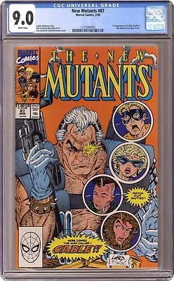 Buy New Mutants #87 Liefeld 1st Printing CGC 9.0 1990 1231689005 1st Full App. Cable • 139.41£