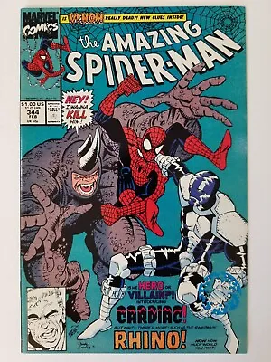 Buy Amazing Spider-Man 344 Marvel Copper Age Key First Appearance Carnage  1991 • 35.62£