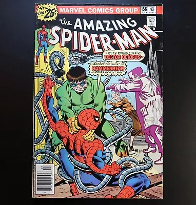 Buy The Amazing Spider-Man Vol 1 #158 Doctor Octopus. Newsstand Cents July 1976 • 5£