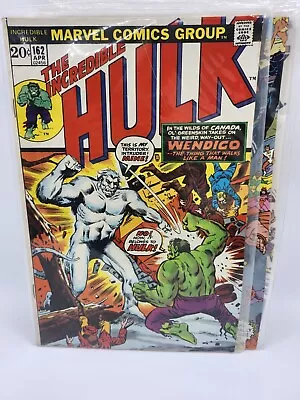 Buy Incredible Hulk #162 Marvel Comics (1973) 1st App Wendigo Herb Trimpe • 63.96£