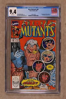Buy New Mutants #87 Liefeld 1st Printing CGC 9.4 1990 1259517002 1st Full App. Cable • 307.82£