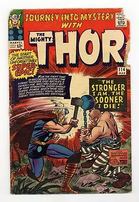 Buy Thor Journey Into Mystery #114 FR/GD 1.5 1965 1st App. Absorbing Man • 26.09£
