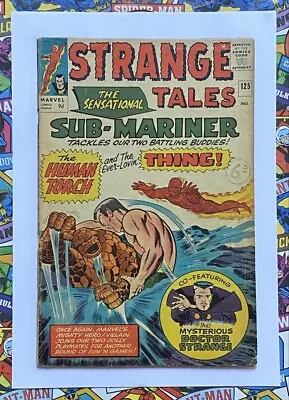 Buy Strange Tales #125 - Oct 1964 - Sub-mariner Appearance! - Gd/vg (3.0) Pence Copy • 26.24£