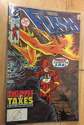 Buy The Flash 52 JUL 91 Fastest Man Alive Comic Issue Loebs LaRocque Marzan • 9.99£