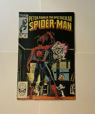 Buy Spectacular Spider-Man #87 | Marvel Comics 1984 | Black Cat | Minor Key • 13.50£