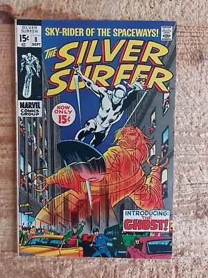 Buy Silver Surfer #8 1969  Cent Copy 1st Monthly Issue, 15¢, 1st Flying Dutchman VF • 79.99£