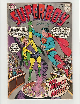 Buy Superboy #141 (1967) 4.0 VERY-GOOD VG No Mercy For A Hero! • 9.37£