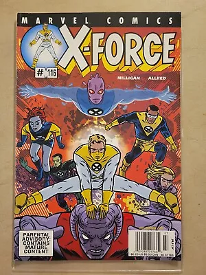 Buy X-Force #116, Newsstand Edition Advisory Variant, Mike Allred, VF/NM! • 31.94£