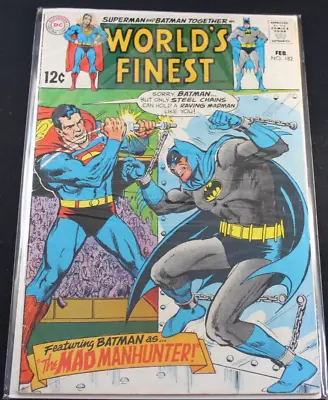 Buy World's Finest 182 Neal Adams Cover Silent Knight Superman Batman Comic VG • 6.27£