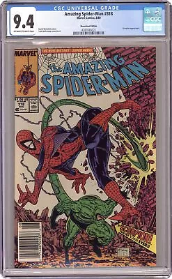 Buy Amazing Spider-Man #318 CGC 9.4 Newsstand 1989 4387045021 • 56.30£