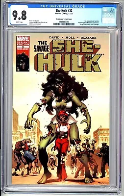 Buy SHE-HULK (2005) #22 McGuinness Zombie Variant CGC 9.8 NM/MT 1st Jazinda 2007 WP • 71.15£