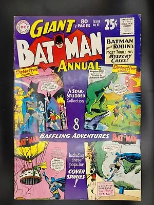 Buy Batman Annual #6 DC Comics 1963 ~ 80 Page Giant  Robin's Mystery Castle. Quality • 31.17£