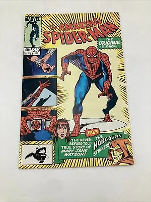 Buy Amazing Spider-man #259 Original Costume Is Back Hobgoblin Strikes Marvel Comic • 12.57£