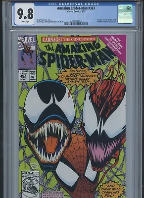 Buy Amazing Spider-Man #363 1992 CGC 9.8 • 63.94£