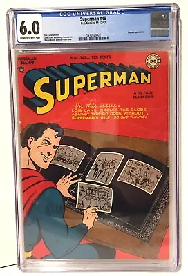 Buy Superman #49  CGC 6.0   DC 1947  Toyman Appearance! • 602.63£