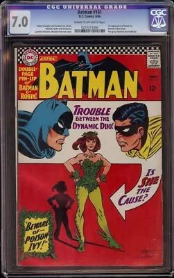 Buy Batman # 181 CGC 7.0 CRM/OW (DC, 1966) 1st Appearance Poison Ivy • 1,893.51£