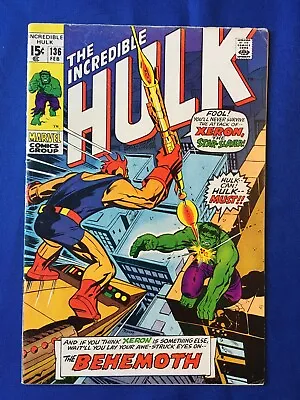 Buy Incredible Hulk #136 FN (6.0) MARVEL ( Vol 1 1971) (2) • 19£