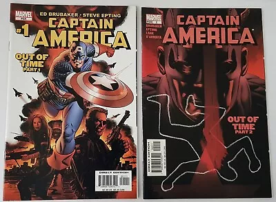 Buy Captain America # 1+ #2, Marvel Comics 2005, First Cameo Of The Winter Soldier • 12.99£