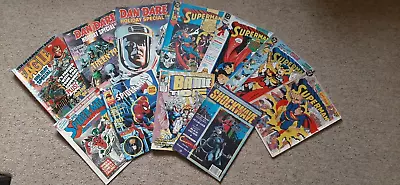 Buy Spiderman Superman Eagle Dan Dare ~~ Marvel IPC Fleetway & DC Comics Bundle X 11 • 4.99£