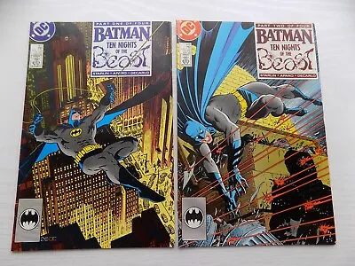 Buy DC Batman #417 #418 #419 #420 Ten Nights Of The Beast - 1988 - 1st App. KGBeast • 40£