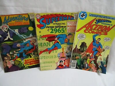 Buy DC Comics 3 Superman 1965 Nov. #181, Sept. 1979 #499 & March 1968 #366 • 9.59£