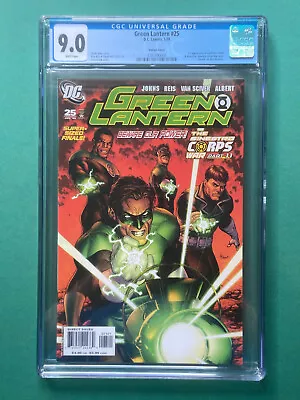 Buy Green Lantern Vol 4 #25 1:10 Variant CGC 9.0 (01/08) Key 1st Larfleeze Munk • 64.99£