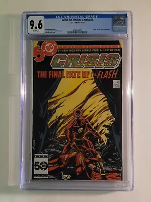 Buy Crisis On Infinite Earths #8 CGC 9.6 1985 DC George Perez Death Of The Flash • 80.42£