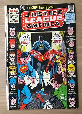 Buy Justice League Of America #91 DC Comics Bronze Age Neal Adams Wavy Pages • 15.77£