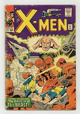 Buy Uncanny X-Men #15 GD/VG 3.0 1965 • 66.36£