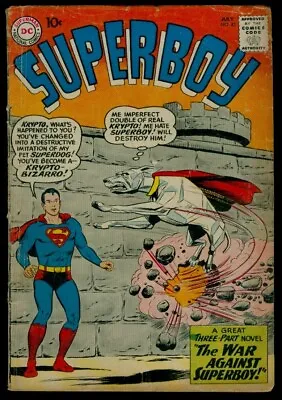 Buy DC Comics SUPERBOY #82 Bizarro Krypto G/VG 3.0 • 20.05£