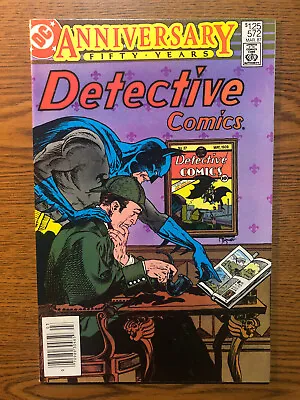 Buy Detective Comics #572 DC Comics 1987 Batman 50th Anniversary Issue VF Newsstand • 9.59£