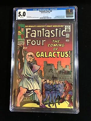 Buy Fantastic Four #48 Marvel Comics 1966 1st Appearance Silver Surfer CGC 5.0 • 1,848.06£