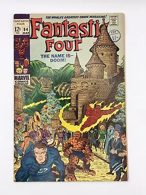 Buy Fantastic Four 84, Marvel Comics 1969, Doctor Doom Cover, Stan Lee  • 39.99£