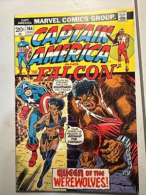 Buy Captain America #164 - 1st Nightshade - Falcon - 1973 - 9.0+ Near Mint • 11.85£
