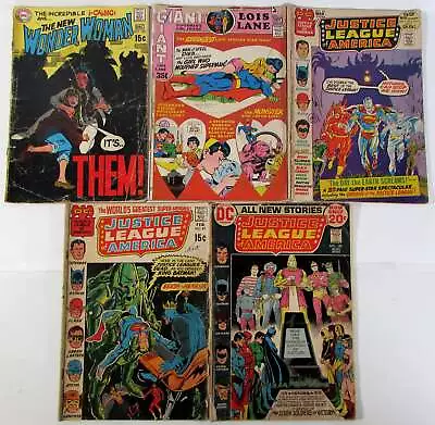 Buy Mixed Lot 5 #Wonder Woman 185,Lois Lane 11,Justice League 97,87,100 DC Comics • 14.86£