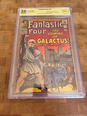 Buy Fantastic Four #48 - 1st Appearance Of Silver Surfer - Signed - Cbcs 2.0 • 1,106.85£