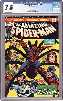 Buy Amazing Spider-Man #135 CGC 7.5 1974 4271495010 • 173.93£
