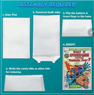 Buy 30 Comic Book Plastic Toploader Protector Case Fits Silver, Bronze Age & Modern • 37.42£