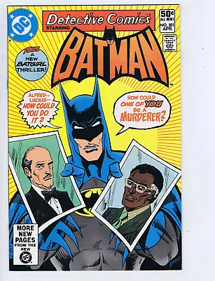 Buy Detective Comics # 501 DC Pub 1981 The Man Who Killed Mlle. Marie ! • 19.99£