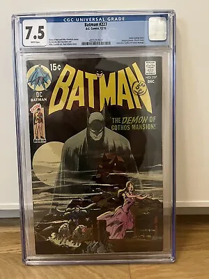 Buy Batman 227 - CGC 7.5 WP - DC Silver Age Key Classic Cover Neal Adams • 999.90£