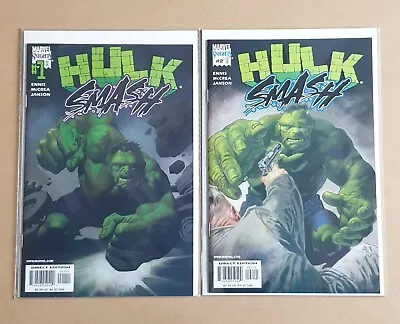 Buy Marvel Knights Hulk Smash # 1 & 2  NM Ennis 2001 • 5£
