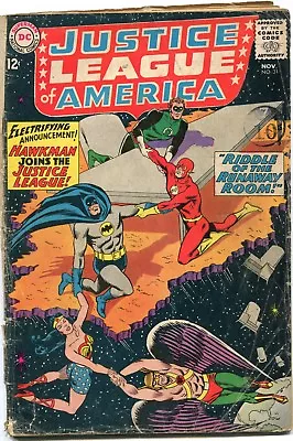 Buy Justice League Of America # 31 - Hawkman Joins - Mike Sekowsky Art - Hot - Film • 6.99£