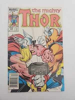 Buy Vtg COMIC BOOK 1983 MIGHTY THOR #338 2nd Appearance BETA RAY BILL UN-GRADED B • 15.88£