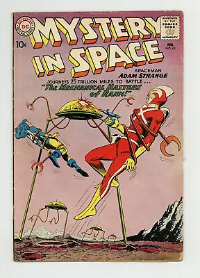 Buy Mystery In Space #65 3.0 Infantino Art Adam Strange Ow Pages 1961 • 27.18£