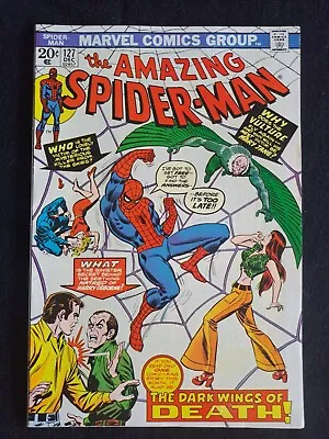 Buy Amazing Spider-Man 127 Marvel 1973 Vulture Appearance VF • 47.97£