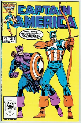 Buy CAPTAIN AMERICA  317  NM+/9.6  -  Outstanding High Grade From 1986! • 19.29£